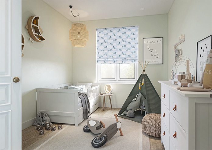 Flying Ace, Green - Roman Blind - Image 6